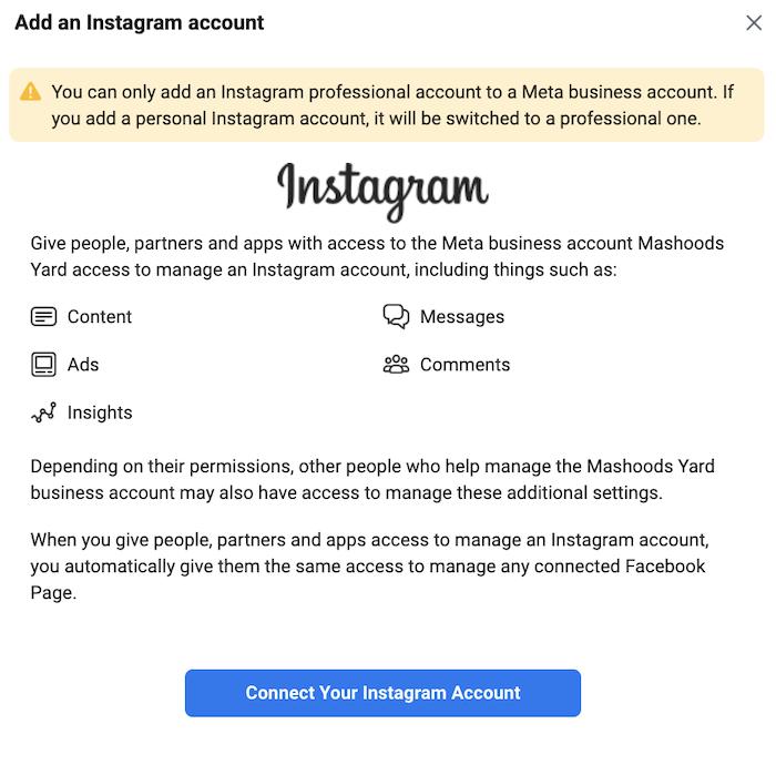 How to connect your Facebook and Instagram accounts - The Whin