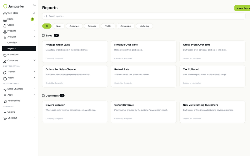 Reports library