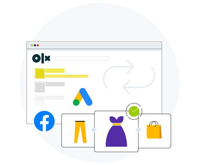 Easily manage products between OLX and your online store